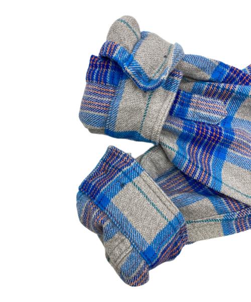 Patagonia（パタゴニア）Patagonia (パタゴニア) Fjord Flannel Shirt ブルー×グレー サイズ:Sの古着・服飾アイテム