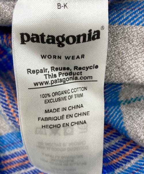 Patagonia（パタゴニア）Patagonia (パタゴニア) Fjord Flannel Shirt ブルー×グレー サイズ:Sの古着・服飾アイテム