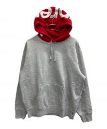 SUPREME（シュプリーム）の古着「CONTRAST HOODED SWEATSHIRT」｜グレー