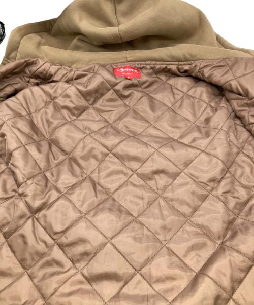 SUPREME（シュプリーム）Supreme (シュプリーム) 22FW FLEECE HOODED DENIM SHIRT ブラウン サイズ:Sの古着・服飾アイテム