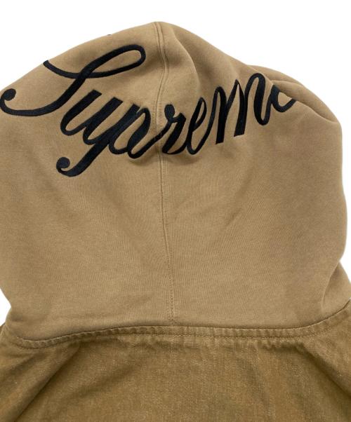 SUPREME（シュプリーム）Supreme (シュプリーム) 22FW FLEECE HOODED DENIM SHIRT ブラウン サイズ:Sの古着・服飾アイテム