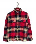 Patagoniaパタゴニア）の古着「チェックネルシャツ」｜レッド×ブラック
