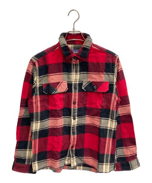 Patagonia（パタゴニア）Patagonia (パタゴニア) チェックネルシャツ レッド×ブラック サイズ:Sの古着・服飾アイテム