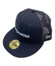 New Era×SUPREME（ニューエラ×シュプリーム）の古着「BOX LOGO MESH BACK」｜ネイビー