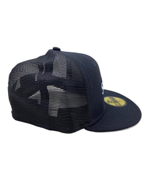 New Era（ニューエラ）New Era (ニューエラ) Supreme (シュプリーム) BOX LOGO MESH BACK ネイビーの古着・服飾アイテム