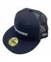 New Era（ニューエラ）の古着「BOX LOGO MESH BACK」｜ネイビー