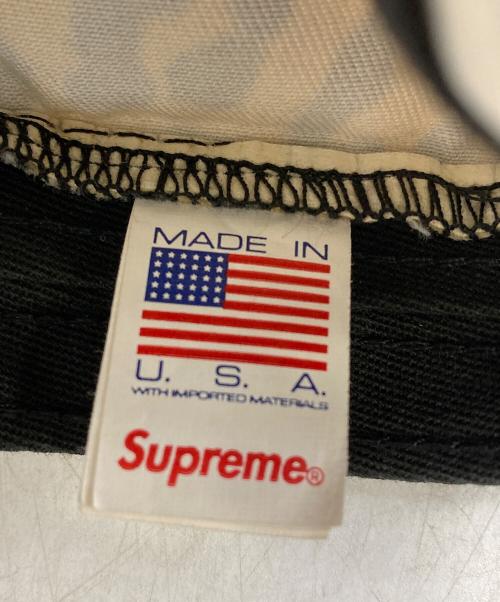 SUPREME（シュプリーム）Supreme (シュプリーム) FW23　WASHED CHINO TWILL CAMP CAP ベージュ×ブラック サイズ:FREEの古着・服飾アイテム