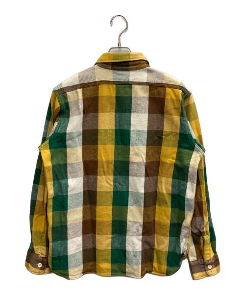 WAREHOUSE（ウエアハウス）WAREHOUSE (ウエアハウス) タータンチェックシャツ イエロー×グリーン サイズ:Lの古着・服飾アイテム