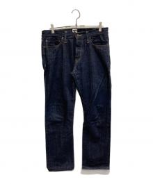 TELLASON（テラソン）の古着「SLIM STRAIGHT SELVEDGE JEANS」｜インディゴ