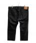 LEVI'S (リーバイス) 24AW EDIFICE別注 30周年記念 501ブラックデニムパンツ ブラック サイズ:W40L26：12000円