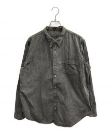 T.T（タイガ タカハシ）の古着「LOT.106 NARROW COLLAR SHIRT」｜SUMI DYED BLACK