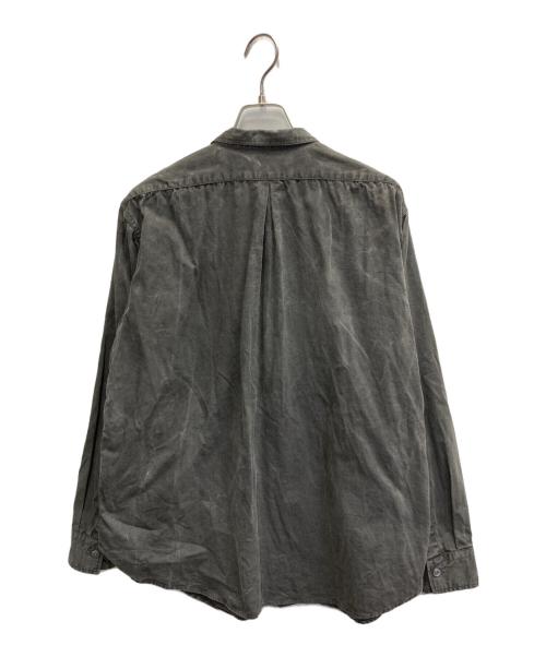 T.T（タイガ タカハシ）T.T (タイガ タカハシ) LOT.106 NARROW COLLAR SHIRT SUMI DYED BLACK サイズ:16の古着・服飾アイテム