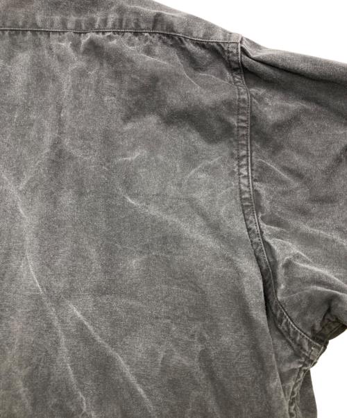 T.T（タイガ タカハシ）T.T (タイガ タカハシ) LOT.106 NARROW COLLAR SHIRT SUMI DYED BLACK サイズ:16の古着・服飾アイテム