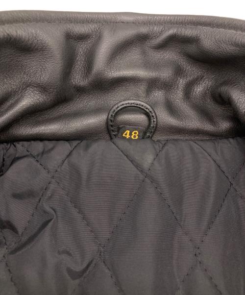 FREEDOM（フリーダム）freedom (フリーダム) レザージャケット ブラック サイズ:48の古着・服飾アイテム