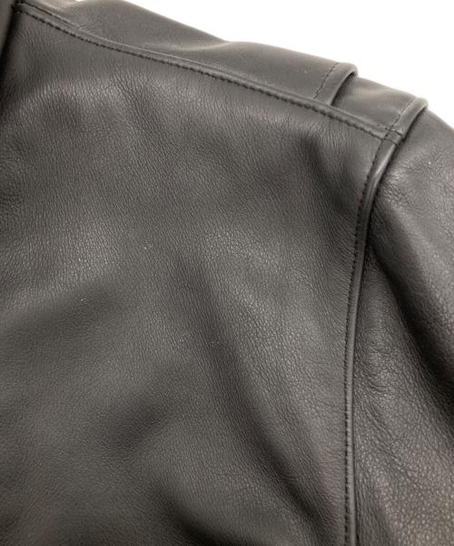 FREEDOM（フリーダム）freedom (フリーダム) レザージャケット ブラック サイズ:48の古着・服飾アイテム