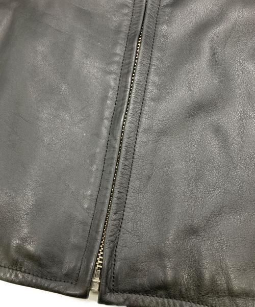 FREEDOM（フリーダム）freedom (フリーダム) レザージャケット ブラック サイズ:48の古着・服飾アイテム