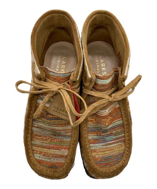 CLARKS（クラークス）CLARKS (クラークス) Canvas Lace Up Chukkas Boots ブラウン サイズ:25.5の古着・服飾アイテム