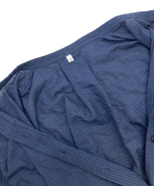 nop de nod（ノップドゥノッド）nop de nod (ノップドゥノッド) シアーシャツワンピース ネイビー サイズ:Mの古着・服飾アイテム