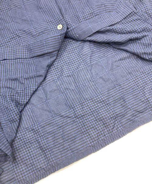 nop de nod（ノップドゥノッド）nop de nod (ノップドゥノッド) シアーシャツワンピース ネイビー サイズ:Mの古着・服飾アイテム