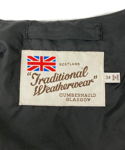 Traditional Weatherwear（トラディショナルウェザーウェア）Traditional Weatherwear (トラディショナルウェザーウェア) ARKLEY LONG DOWN PACKABLE ブラック サイズ:34の古着・服飾アイテム
