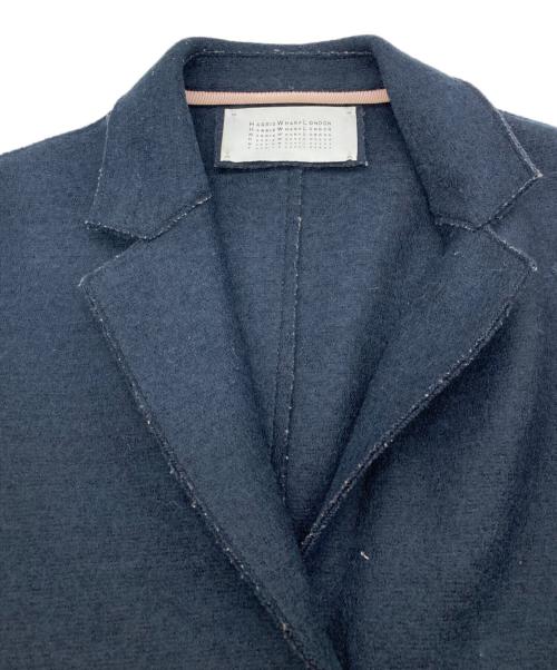 HARRIS WHARF LONDON（ハリスワーフロンドン）HARRIS WHARF LONDON (ハリスワーフロンドン) ウールコート ネイビー サイズ:40の古着・服飾アイテム