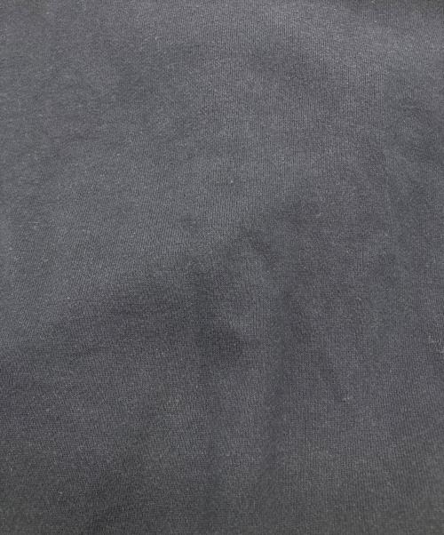EMPORIO ARMANI（エンポリオ アルマーニ）EMPORIO ARMANI (エンポリオ アルマーニ) ロゴプリントパーカー ブラック×ブルー サイズ:Lの古着・服飾アイテム
