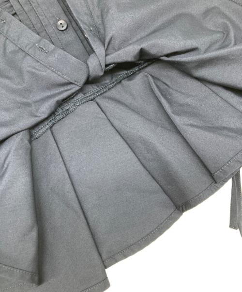 Snidel（スナイデル）Snidel (スナイデル) フリルペプラムブラウス ネイビー サイズ:1の古着・服飾アイテム