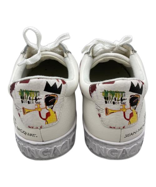 via SANGACIO（ヴィア・サンガチオ）VIA SANGACIO (ヴィア・サンガチオ) BASQUIAT (バスキア) にゅ～ず SG8 スニーカー ホワイト サイズ:27.5の古着・服飾アイテム