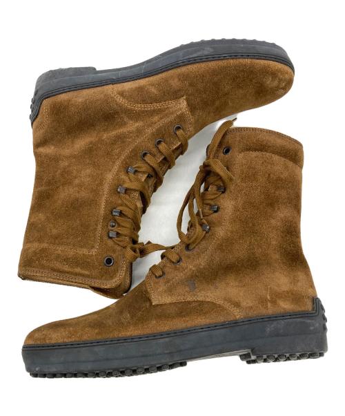 TOD'S（トッズ）TOD'S (トッズ) ウィンター ゴンミーノ スエード アンクル ブーツ ブラウン サイズ:6の古着・服飾アイテム