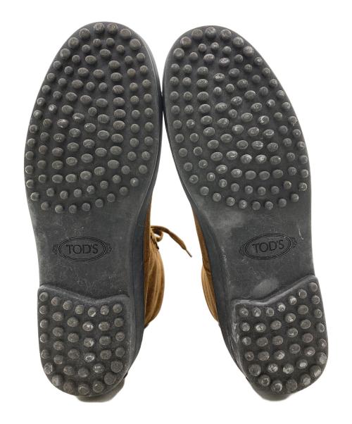 TOD'S（トッズ）TOD'S (トッズ) ウィンター ゴンミーノ スエード アンクル ブーツ ブラウン サイズ:6の古着・服飾アイテム