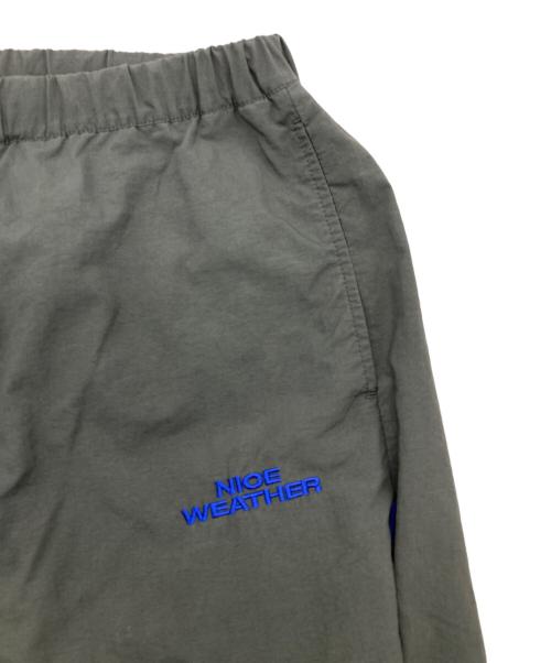 NICE WEATHER（ナイスウェザー）nice weather (ナイスウェザー) ナイロン トレーニングパンツ グレー サイズ:Lの古着・服飾アイテム