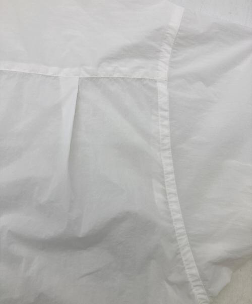 Gymphlex（ジムフレックス）Gymphlex (ジムフレックス) ナイロン ボタンダウン シャツジャケット ホワイト サイズ:Mの古着・服飾アイテム