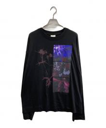 DRIES VAN NOTEN（ドリスヴァンノッテン）の古着「HEGLAND PR 2603 M.K.LS.T-SHIRT」｜ブラック