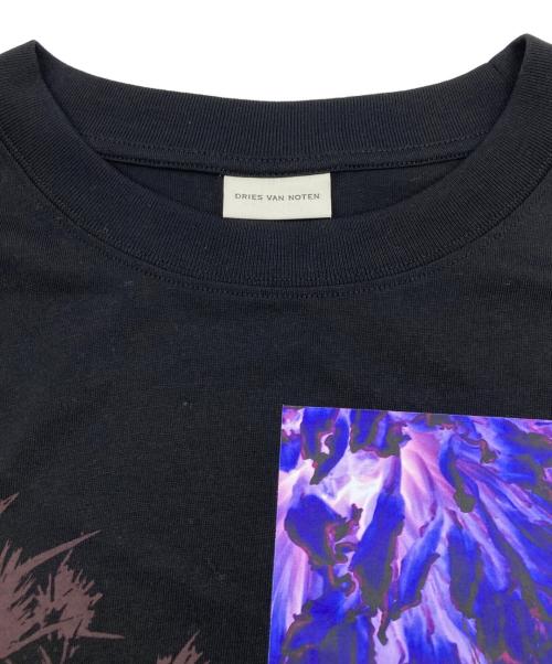DRIES VAN NOTEN（ドリスヴァンノッテン）DRIES VAN NOTEN (ドリスヴァンノッテン) HEGLAND PR 2603 M.K.LS.T-SHIRT ブラック サイズ:Mの古着・服飾アイテム