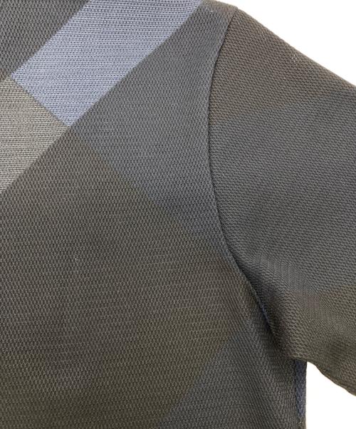 BLACK LABEL CRESTBRIDGE（ブラックレーベル クレストブリッジ）BLACK LABEL CRESTBRIDGE (ブラックレーベル クレストブリッジ) バイアスクレストブリッジチェックTシャツ ブラック サイズ:Mの古着・服飾アイテム