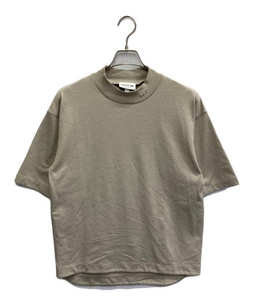 LACOSTE（ラコステ）LACOSTE (ラコステ) モックネックサマーニット ベージュ サイズ:SIZE2の古着・服飾アイテム