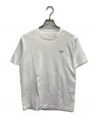 LACOSTEラコステ）の古着「アウトラインクロックポケットTシャツ」｜ホワイト