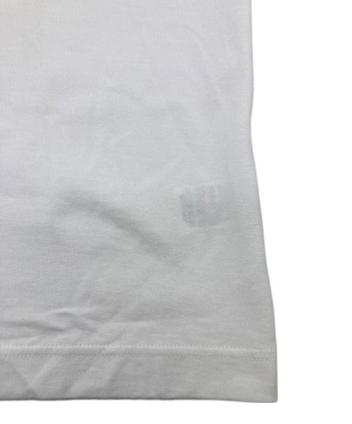LACOSTE（ラコステ）LACOSTE (ラコステ) アウトラインクロックポケットTシャツ ホワイト サイズ:3の古着・服飾アイテム