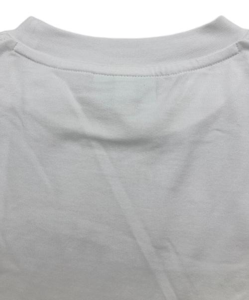 LACOSTE（ラコステ）LACOSTE (ラコステ) アウトラインクロックポケットTシャツ ホワイト サイズ:3の古着・服飾アイテム