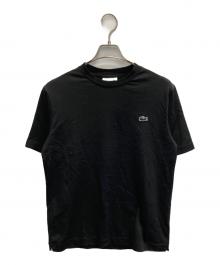 LACOSTE（ラコステ）の古着「アウトラインクロッククルーネックTシャツ」｜ブラック