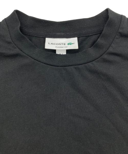 LACOSTE（ラコステ）LACOSTE (ラコステ) アウトラインクロッククルーネックTシャツ ブラック サイズ:US Sの古着・服飾アイテム