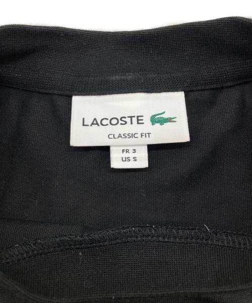 LACOSTE（ラコステ）LACOSTE (ラコステ) アウトラインクロッククルーネックTシャツ ブラック サイズ:US Sの古着・服飾アイテム