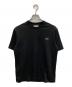 LACOSTE（ラコステ）の古着「アウトラインクロッククルーネックTシャツ」｜ブラック