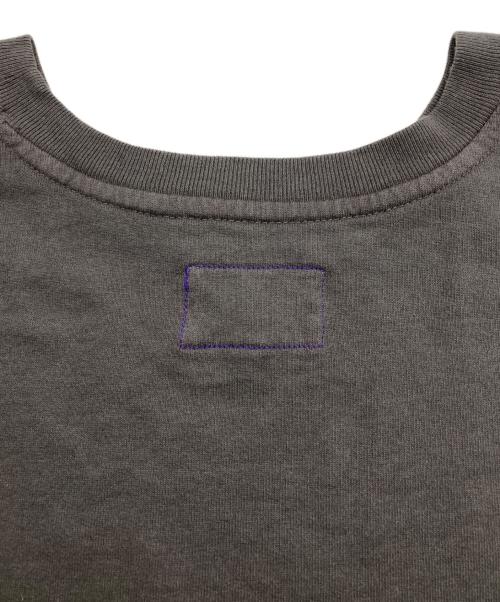 THE NORTHFACE PURPLELABEL（ザ・ノースフェイス パープルレーベル）THE NORTHFACE PURPLELABEL (ザ・ノースフェイス パープルレーベル) 刺繍ロゴTシャツ グレー サイズ:Sの古着・服飾アイテム