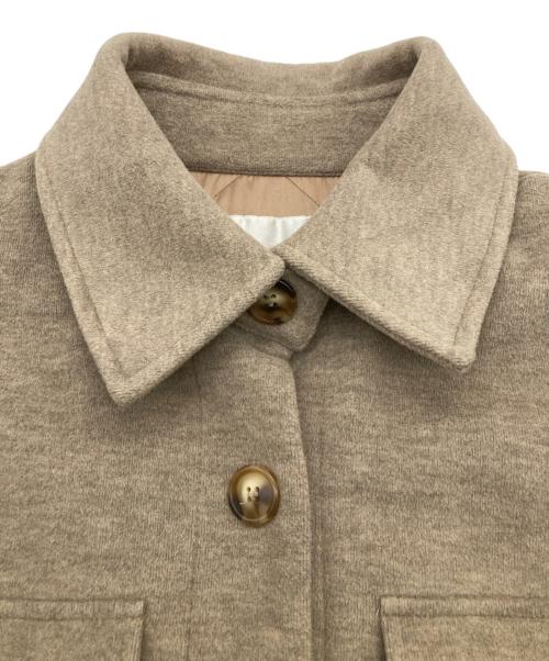 glam lips（グラムリップス）Glam Lips (グラムリップス) ボリュームパフスリーブ ロングコート ベージュ サイズ:FREEの古着・服飾アイテム