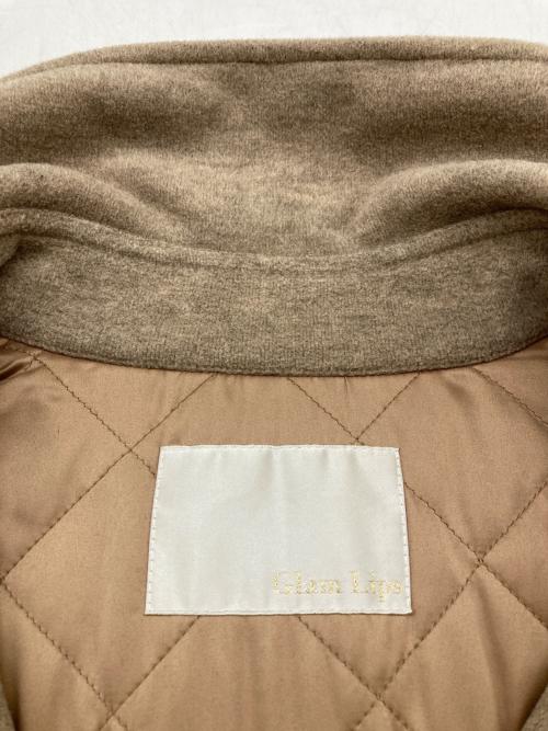 glam lips（グラムリップス）Glam Lips (グラムリップス) ボリュームパフスリーブ ロングコート ベージュ サイズ:FREEの古着・服飾アイテム