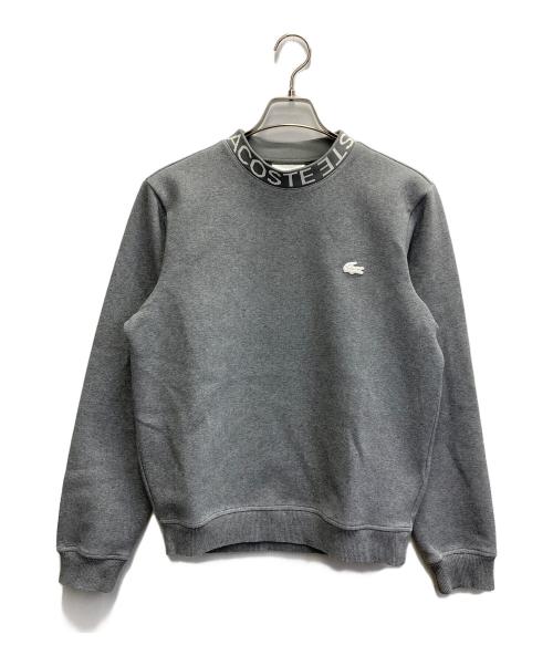 LACOSTE（ラコステ）LACOSTE (ラコステ) コットンブレンドロゴネックスウェットシャツ グレー サイズ:2の古着・服飾アイテム