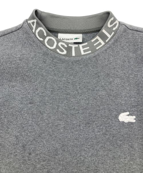 LACOSTE（ラコステ）LACOSTE (ラコステ) コットンブレンドロゴネックスウェットシャツ グレー サイズ:2の古着・服飾アイテム