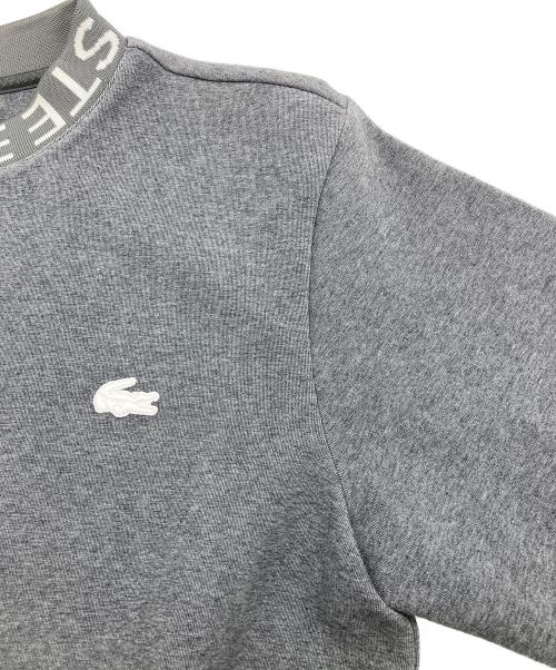 LACOSTE（ラコステ）LACOSTE (ラコステ) コットンブレンドロゴネックスウェットシャツ グレー サイズ:2の古着・服飾アイテム