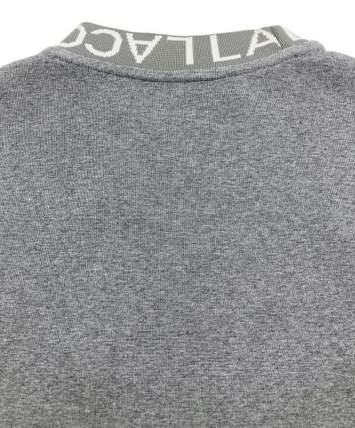 LACOSTE（ラコステ）LACOSTE (ラコステ) コットンブレンドロゴネックスウェットシャツ グレー サイズ:2の古着・服飾アイテム